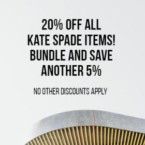 SALE!  Kate Spade 20% off!